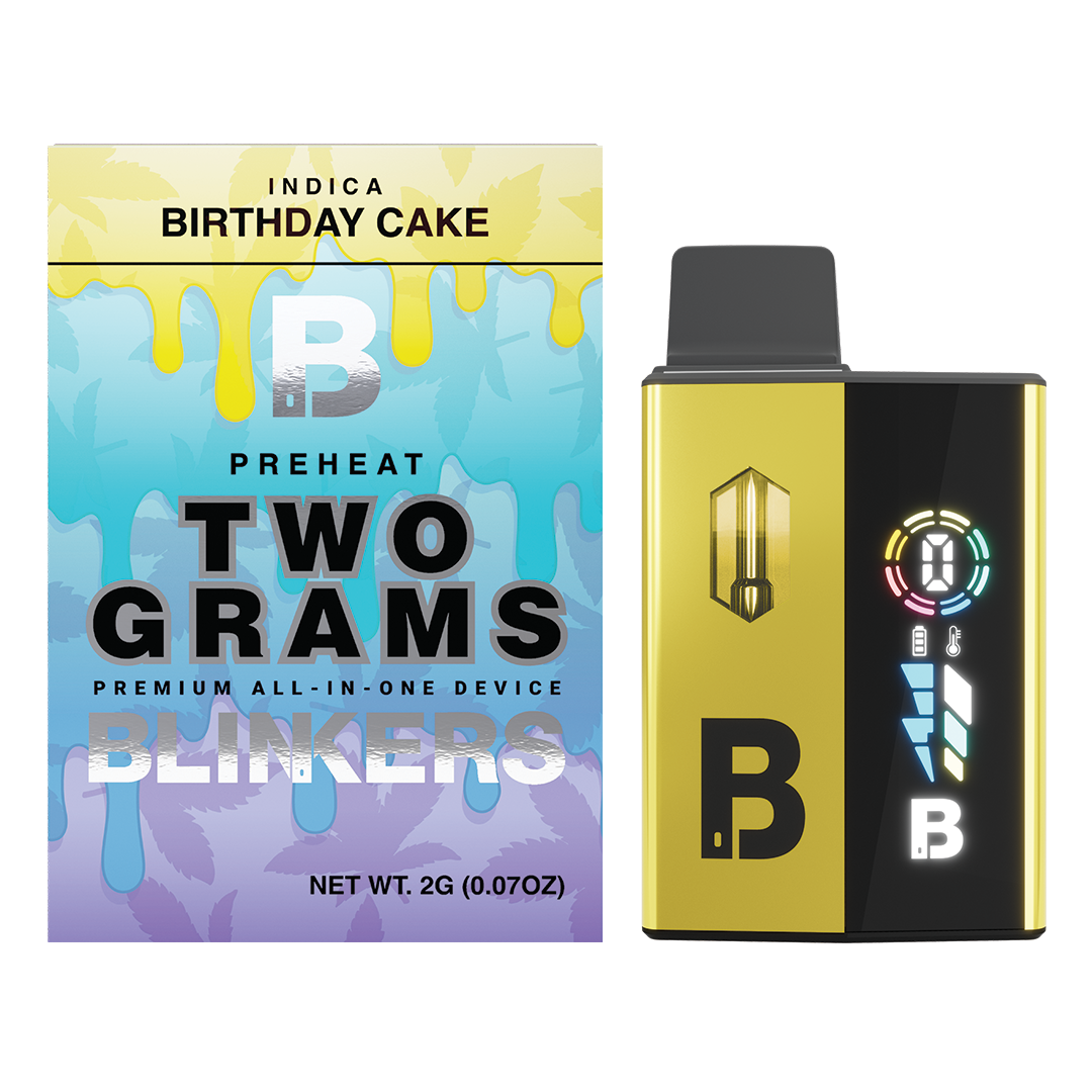 Buy Blinkers 2g Birthday Cake Indica Led All-In-One Vape Online